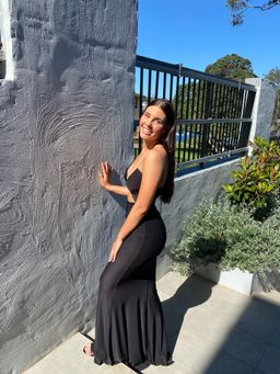 Natalie Rolt Cher Gown Black Size 8 for rent on The Volte - image 1