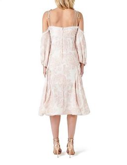 Thurley Sardinia Midi Dress Dusty Pink Size 6 for rent on The Volte - image 3