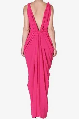 Carla Zampatti Forget Me Knot Dress Pink Size 8 for rent on The Volte - image 2