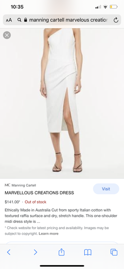 Manning Cartell Marvellous Creations Dress White size 8  for rent on The Volte - image 5