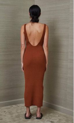 Bec & Bridge Bowie Midi Dress Rust Size 12 for rent on The Volte - image 2