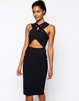 Shakuhachi Strappy Odyssey Dress in Black Size 6 for rent on The Volte - image 1