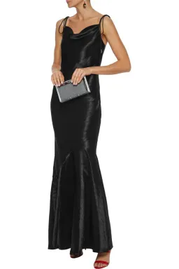REBECCA VALLANCE Black Gown Size 10 for rent on The Volte - image 1