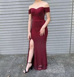 PORTIA AND SCARLETT Red Prom Dress Size 8  for rent on The Volte - image 1