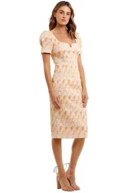 Rebecca Vallance Amber Midi Dress Print Size 8 for rent on The Volte - image 2