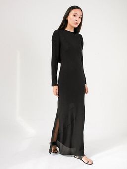 Sir The Label Indre Long Sleeve Dress Black Size AU 6 for rent on The Volte - image 3