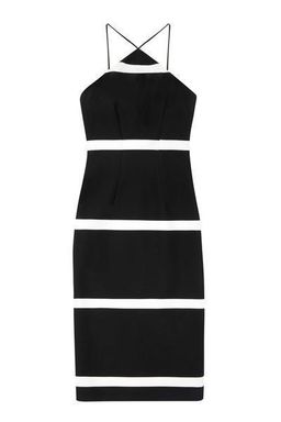 By Johnny shoestring Angle shift dress black & white Sz 12 for rent on The Volte - image 2