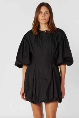 BASSIKE gathered balloon dress for rent on The Volte - image 1