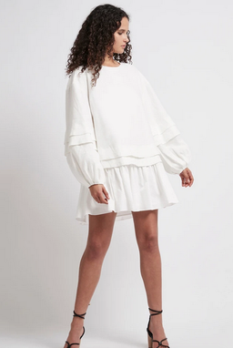 AJE quietude long sleeve dress for rent on The Volte - image 3