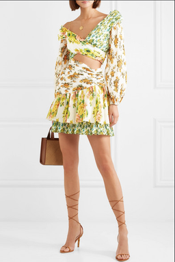 Zimmermann - Golden Surfer Dress Size 8 for rent on The Volte - image 1