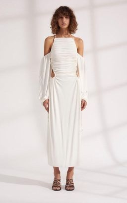 Dion Lee Viscose Jersey Gather Dress Size 8 for rent on The Volte - image 1