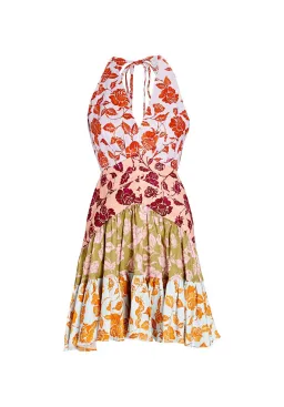 Zimmermann Lovestruck V neck Mini Dress Multi Print Size 2/AU 12 for rent on The Volte - image 6