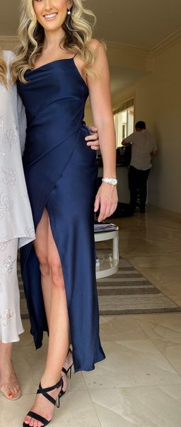 Camilla and Marc Aubrey Slip Dress Navy Size 0 for rent on The Volte - image 3