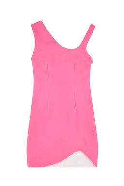 BY JOHNNY - Punch Pink Asymmetric Mini Dress Sz 6 for rent on The Volte - image 4