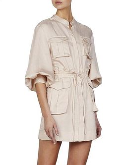 Shona Joy Ellington Balloon Sleeve Mini Dress Ecru Size 8 for rent on The Volte - image 6