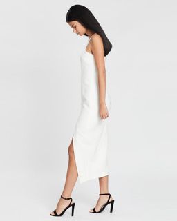 BYJOHNNY CONTOUR LINES SPLIT MIDI DRESS - SIZE 6 for rent on The Volte - image 6