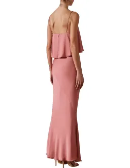 Shona Joy Luxe Bias Frill Slip Dress in Rose Pink Size 8 for rent on The Volte - image 3