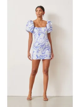 Bec & Bridge Banana Mini Dress Print Size AU 6 for rent on The Volte - image 1