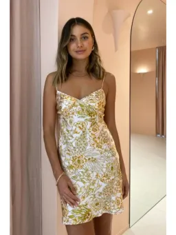 Bec & Bridge Floria Mini Dress Print Size 6 for rent on The Volte - image 2