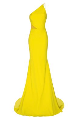 Alex Perry Serena Gown Yellow Size 8 for rent on The Volte - image 4