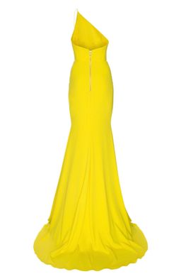 Alex Perry Serena Gown Yellow Size 8 for rent on The Volte - image 5