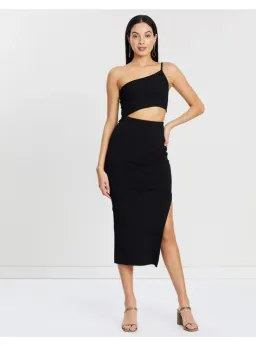 Bec & Bridge Darling Midi Dress Black Size AU 6 for rent on The Volte - image 1