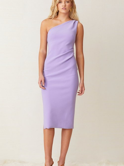 Bec and Bridge Gemma Asym Midi Dress Violet Size 6 for rent on The Volte - image 6