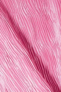 Ganni Belted Plisse Satin Mini Dress Size 12  for rent on The Volte - image 2