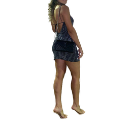 Constantina Danis Custom Mini Dress Silver Size  for rent on The Volte - image 4