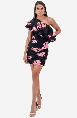 Aje Waves Mini Dress Floral Size 6 for rent on The Volte - image 2