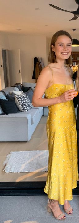 Only in Paris Slip - Marigold Yellow  for rent on The Volte - image 3