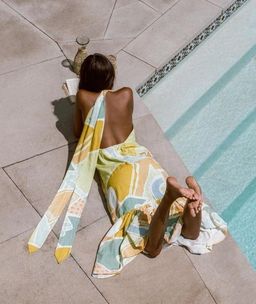 Steele Sia Midi Dress in Cabana Size XS / AU 6 for rent on The Volte - image 3