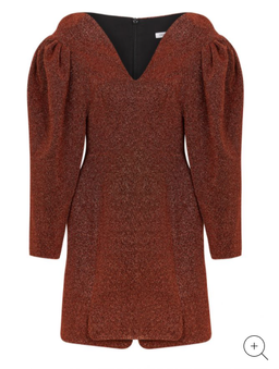Camilla and Marc Baylee Mini Dress  Copper Size 6 for rent on The Volte - image 4