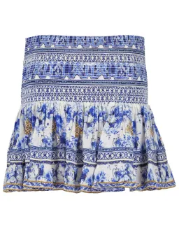 Camilia Short Shirred Skirt Print Size 8 for rent on The Volte - image 4