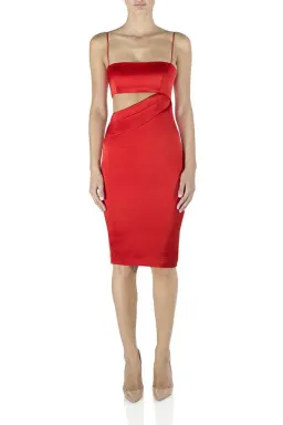 MISHA Selina Slip Red Dress Size 10 for rent on The Volte - image 1