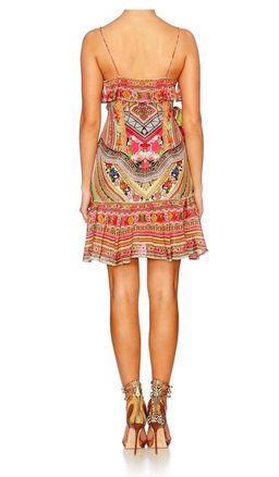 Camilla Hani Wrap Frill Dress Print Size 8 for rent on The Volte - image 2