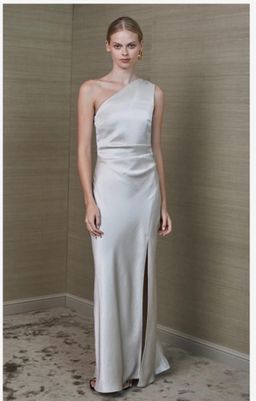 Bec & Bridge Alegra Asym Maxi Dress Cream Size 10 for rent on The Volte - image 1