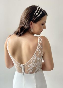 When Freddie Met Lilly Georgette Gown White Size 10 for rent on The Volte - image 4