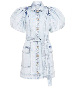 FRAMEWORKS DENIM PUFF SLEEVE DRESS for rent on The Volte - image 1