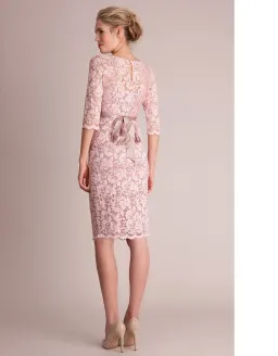 Seraphine Lace Maternity Cocktail Dress Blush Size 14 for rent on The Volte - image 2