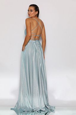 J'Adore JX2106 Gown Blue Size 10 for rent on The Volte - image 2