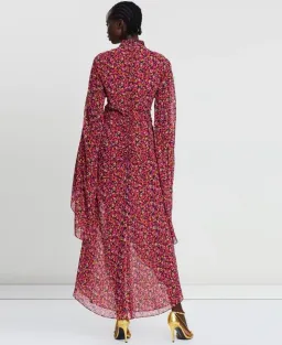 Camilla and Marc Lilia Ruched Dress Floral Size 6 for rent on The Volte - image 3