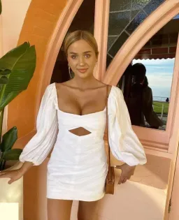 Bec & Bridge Romantique Mini Dress White Size 6 for rent on The Volte - image 4