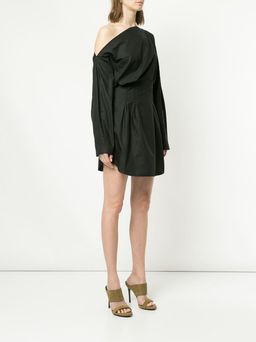 Camilla & Marc Steinem Off Shoulder Dress Black Size 8 for rent on The Volte - image 1