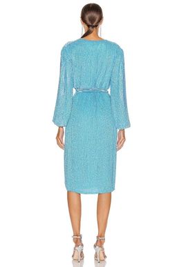Retrofete Audrey Robe Dress Blue Size 6 for rent on The Volte - image 2
