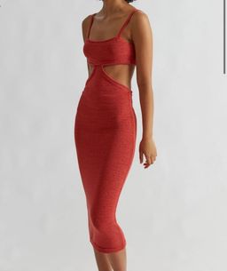 Henne Inneke Dress Red Size 6 for rent on The Volte - image 2