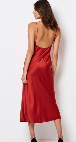 Bec & Bridge Girl Talk Slip Dress Red Size 8 / S for rent on The Volte - image 3