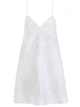 Zimmermann Mischief Dawning Mini Dress Pearl Size 8 for rent on The Volte - image 4