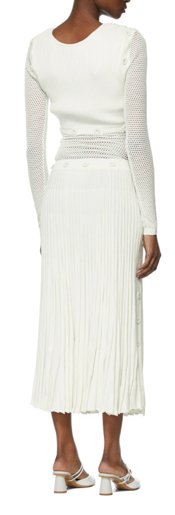 Christopher Esber  Deconstructed Knit Dress White Size 8 for rent on The Volte - image 3