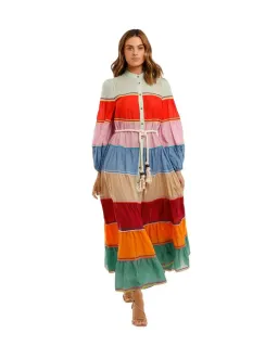 Zimmermann Riders Multi Tiered Dress Multi Size 1 /AU 10 for rent on The Volte - image 1